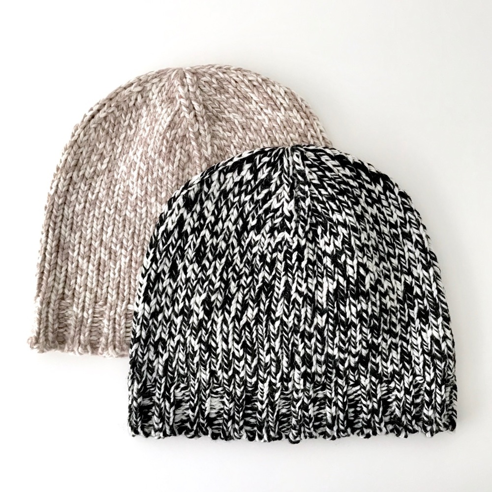 NEW Set of 2 J.Crew Marled Knit Beanies Toques